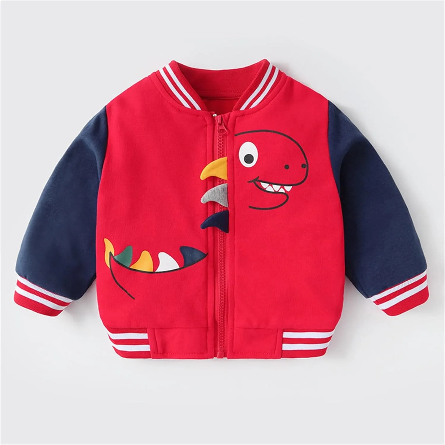 Baby Boy Girl Jacket Casual Windproof Bomber Jackets Full Zip Windbreaker Jackets Warm Winter Coats Bomber Jackets