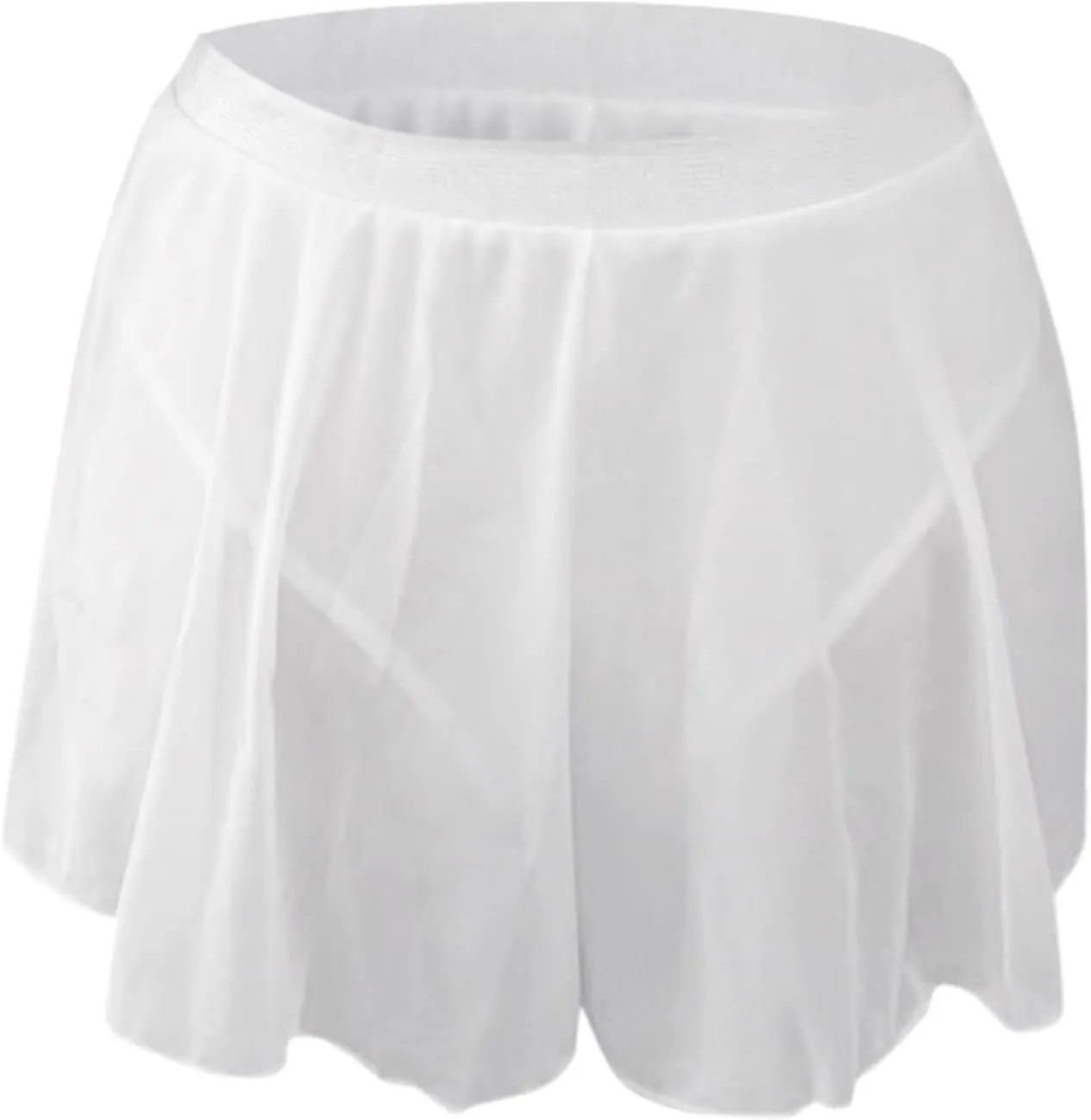 babydoll lingerie for women Mini Pleated Skirts for Women Mini Plaid Skirt Short Skirts a Line Skater Skirt for Lingerie Schoolgirl corset lingerie, Medium, Zma-white