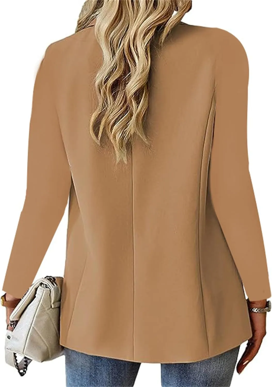 Blazers for Women Business Casual Long Sleeve Jackets Work Casual Blazer Suit Lightweight Elegant Open Front Jacket