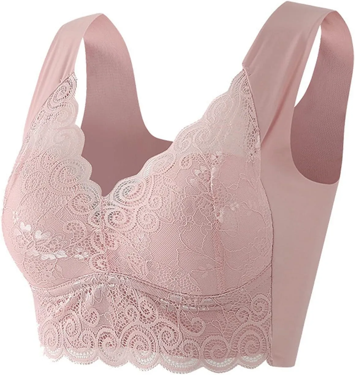 Bras for Women No Underwire Push Up Bras Wireless Bra Padded Soft Comfort Bras Underwire T-Shirt Bra