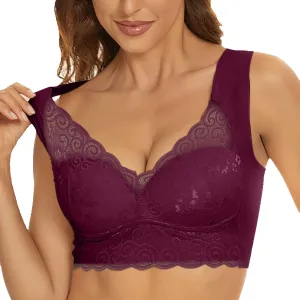 Bras for Women No Underwire Push Up Bras Wireless Bra Padded Soft Comfort Bras Underwire T-Shirt Bra