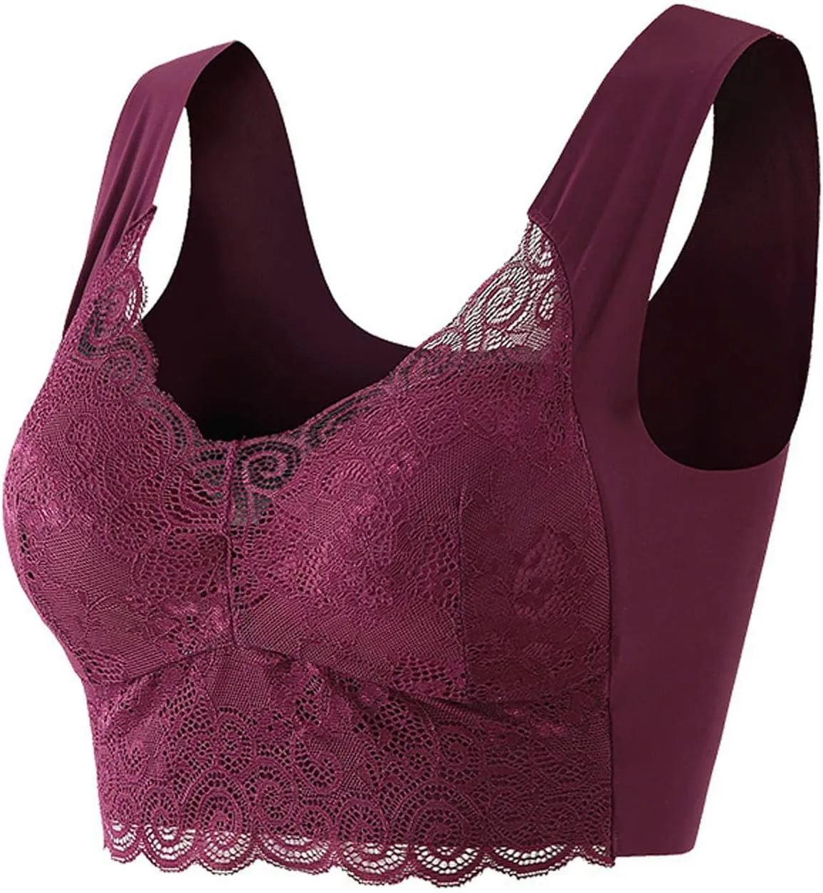 Bras for Women No Underwire Push Up Bras Wireless Bra Padded Soft Comfort Bras Underwire T-Shirt Bra