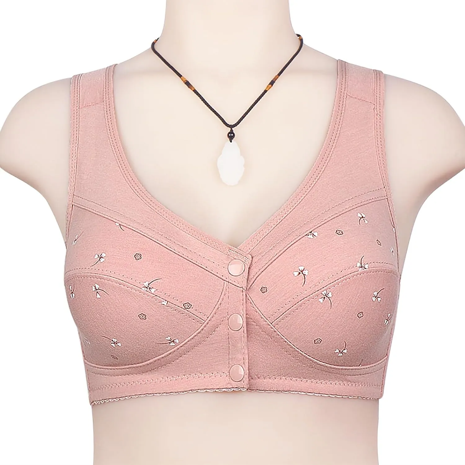 Bras for Women Women Sexy Front Button Shaping Cup Adjustable Shoulder Strap Large Size Trendy Bra for