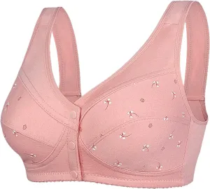 Bras for Women Women Sexy Front Button Shaping Cup Adjustable Shoulder Strap Large Size Trendy Bra for