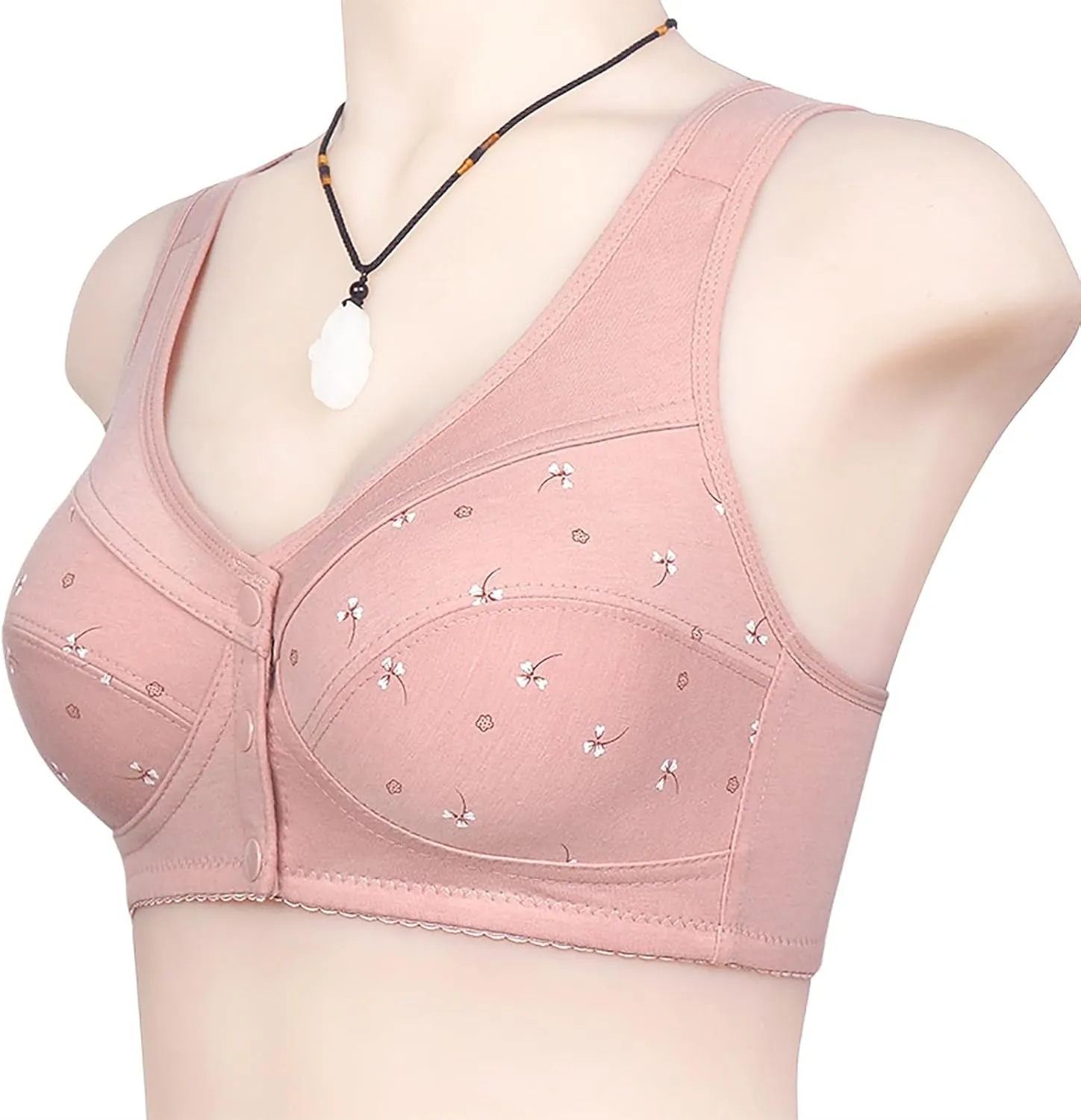 Bras for Women Women Sexy Front Button Shaping Cup Adjustable Shoulder Strap Large Size Trendy Bra for
