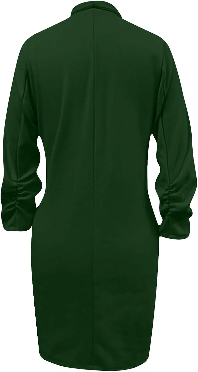 Business Casual Blazers Jackets for Women Work Office Open Front Overcoats Long Sleeve Single-Button Coats