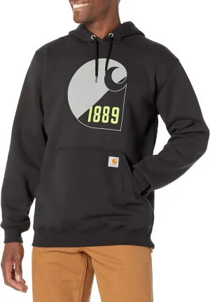 Carhartt Men's Loose Fit Midweight Logo Graphic Sweatshirt 105666