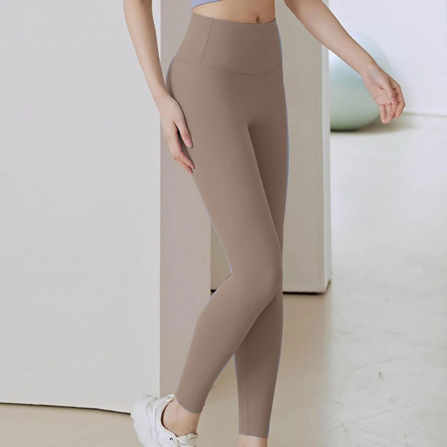 DASAYO Yoga Pants for Women High Waist Tummy Control Seamless Workout Leggings Comfy Soft Activewear Stretchy Exercise Pants