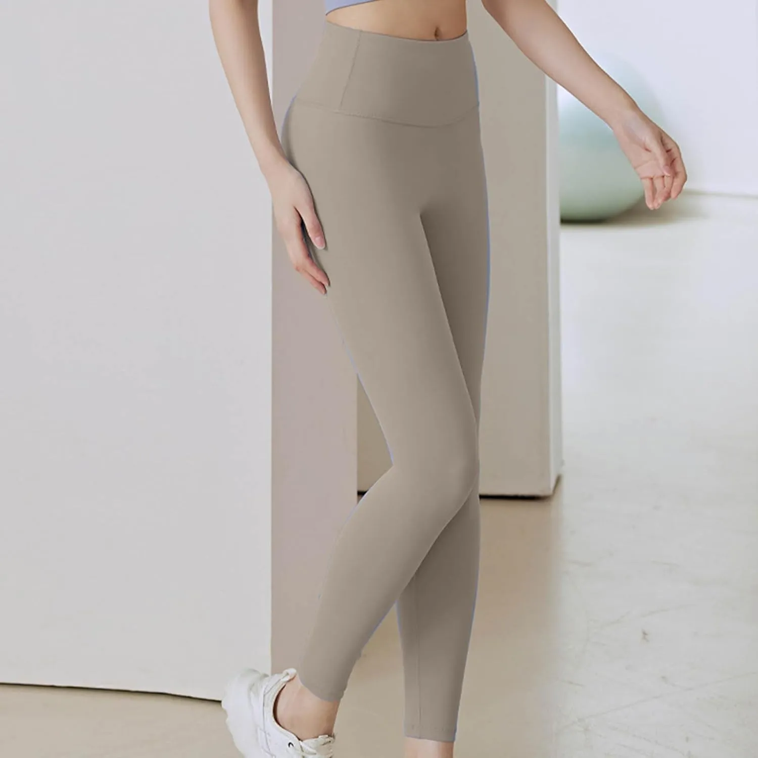 DASAYO Yoga Pants for Women High Waist Tummy Control Seamless Workout Leggings Comfy Soft Activewear Stretchy Exercise Pants