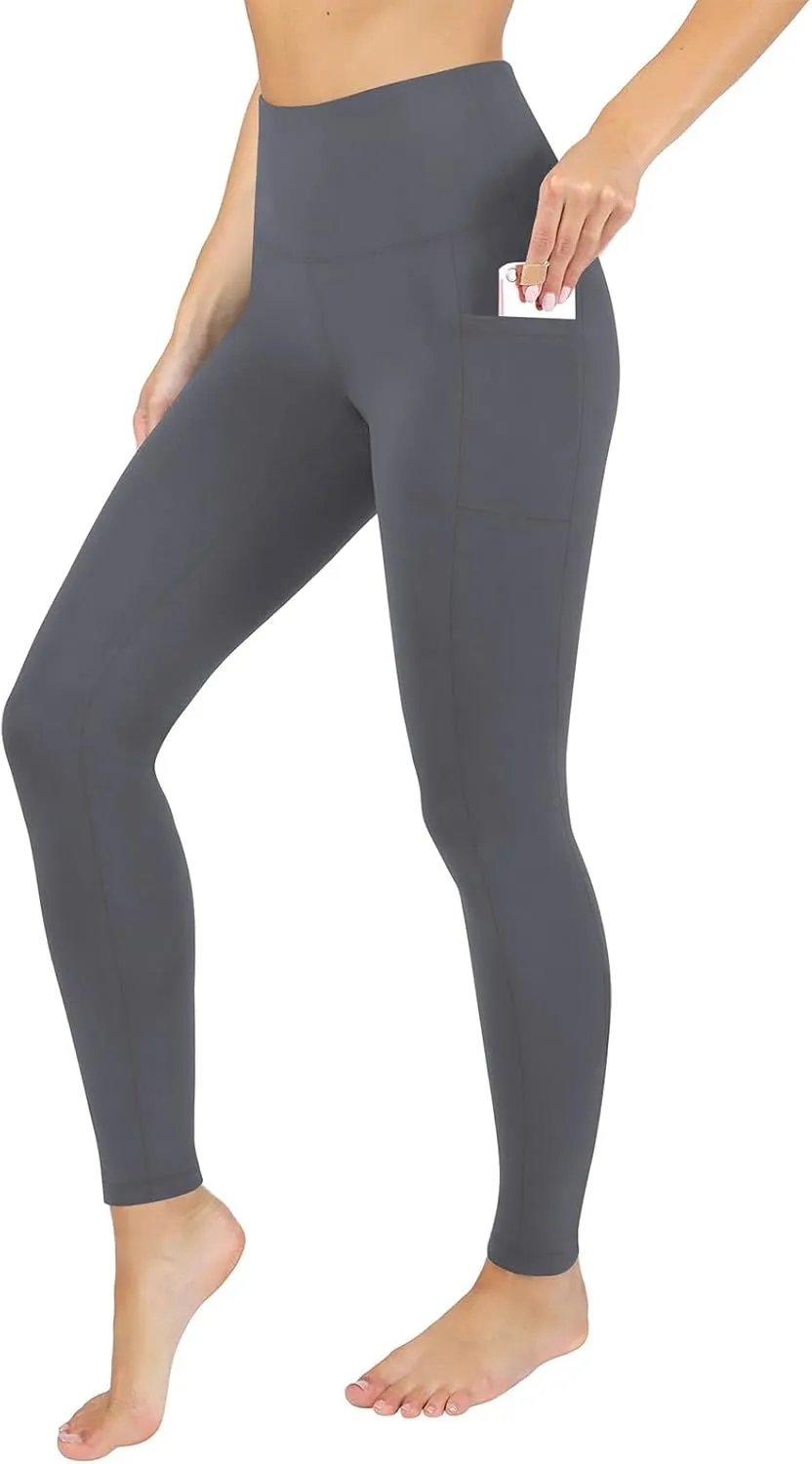 DASAYO Yoga Pants with Pockets for Women High Waist Tummy Control Activewear Leggings Stretchy Fitness Workout Leggings