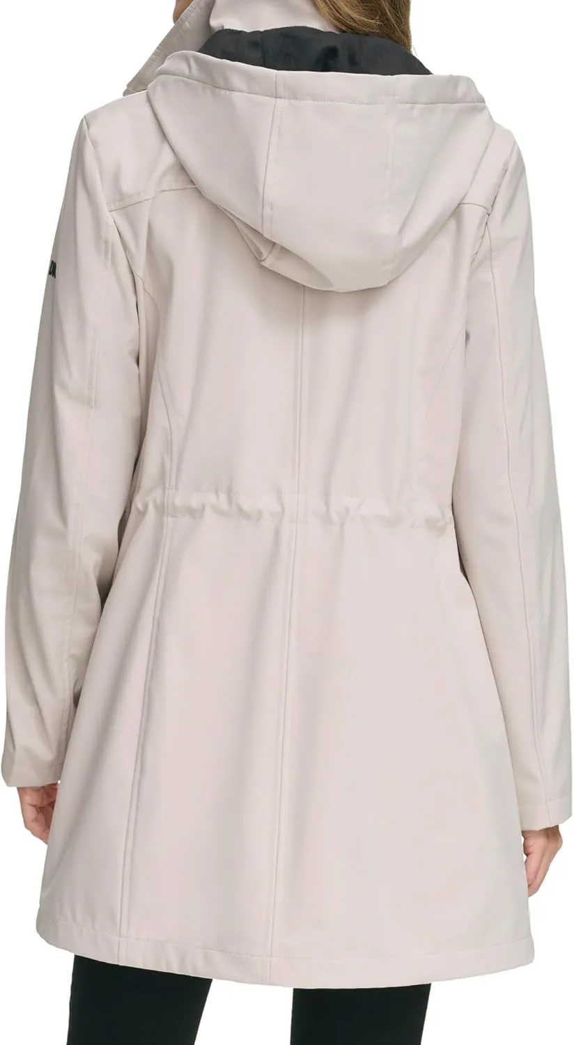 DKNY Women's Softshell Hooded Coat