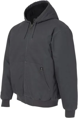DRI Duck Men's 5020 / 5020T Cheyenne Hooded Boulder Cloth™ Zip Up Work Wear Jacket with Tricot Quilt Lining