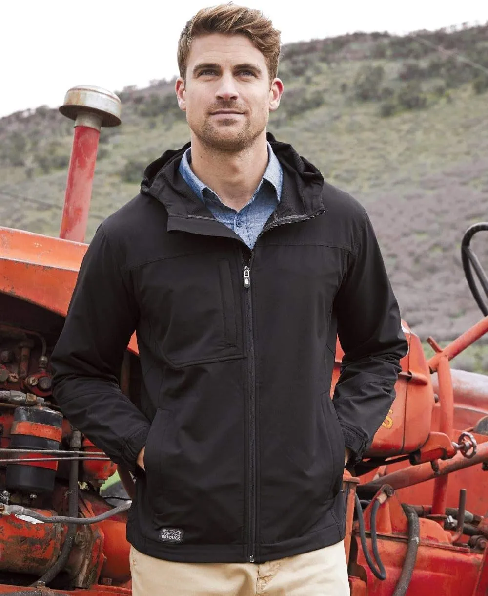 DRI Duck Men's 5310 Apex Hooded Soft Shell Wind/Water Resistant Jacket