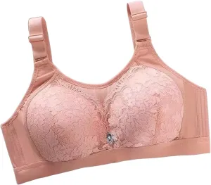 Everyday Bras Womens Sexy Push Up No Underwire Lace Bras Fat Coverage Ultra Comfortable Tshirt Bralettes With Support