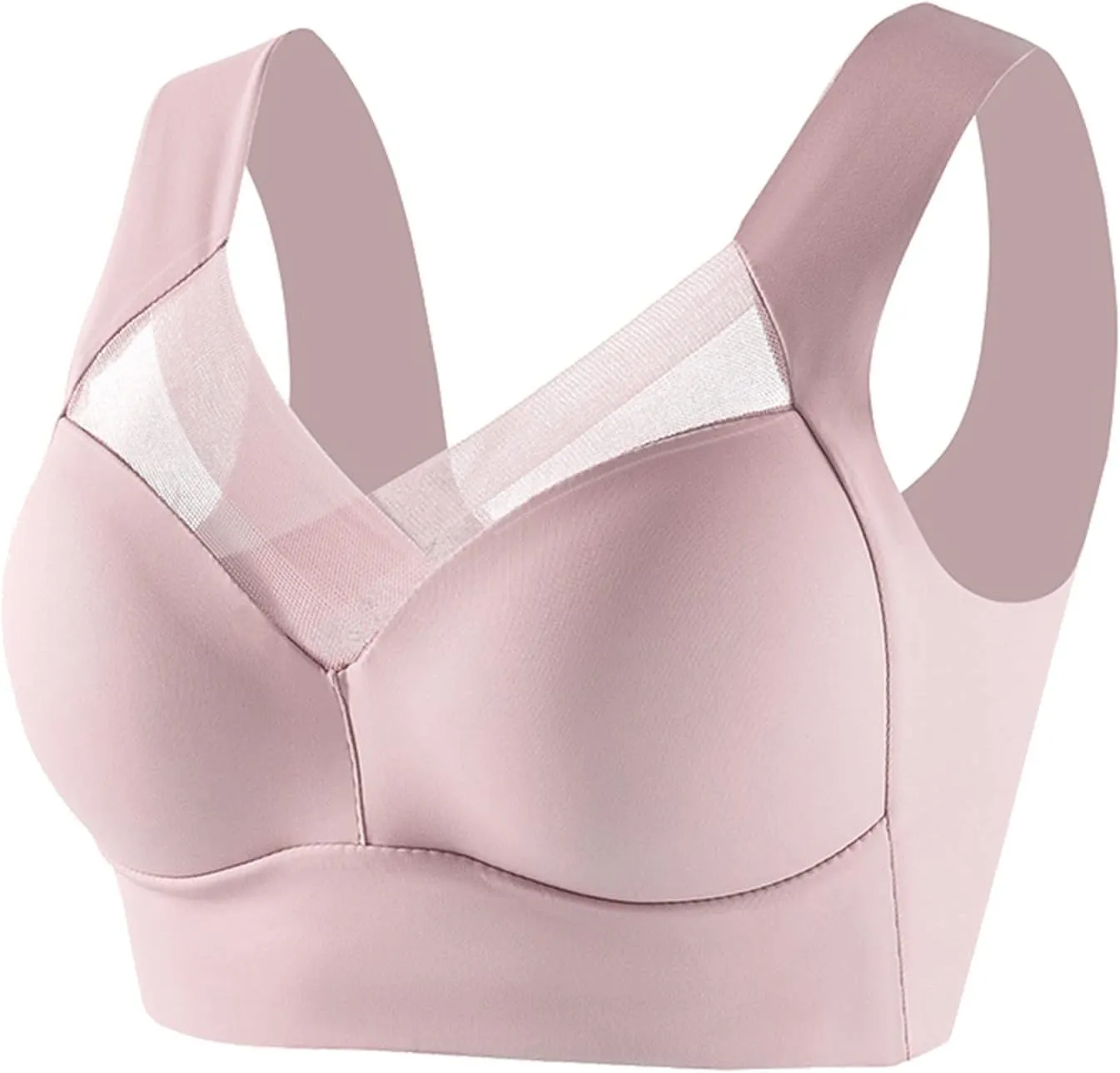 Full Coverage Bras for Women 2025 Plus Size High Support No Underwire Bra Wireless Bralette Sports Tank Tops Underwear