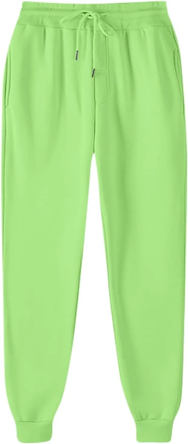 Gumipy Sweat Pants for Womens High Waisted Y2k Trendy Joggers Pants Fleece Lined Lounge Trousers with Pockets Activewear