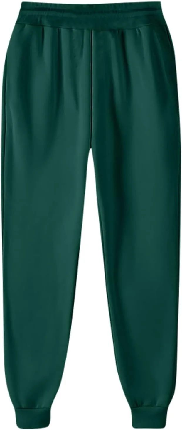 Gumipy Sweat Pants for Womens High Waisted Y2k Trendy Joggers Pants Fleece Lined Lounge Trousers with Pockets Activewear