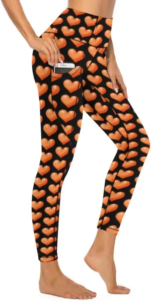 High Waist Yoga Pants with Pockets Tummy Control Activewear Leggings Seamless Stretch Pants for Women