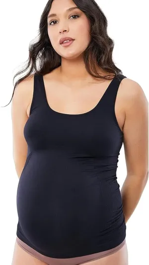 Ingrid & Isabel Basics - Belly Support Maternity Cami - Black Maternity Camisole Black