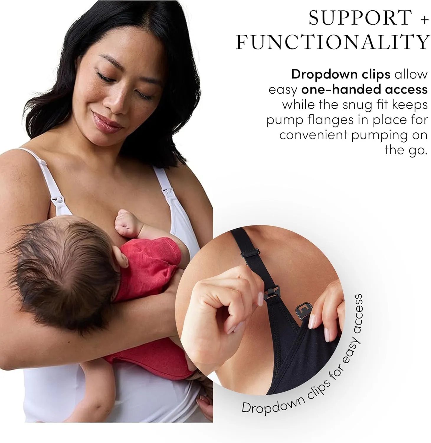 Ingrid & Isabel Basics – Postpartum Nursing & Pumping Cami – Maternity Tank Top for Breastfeeding