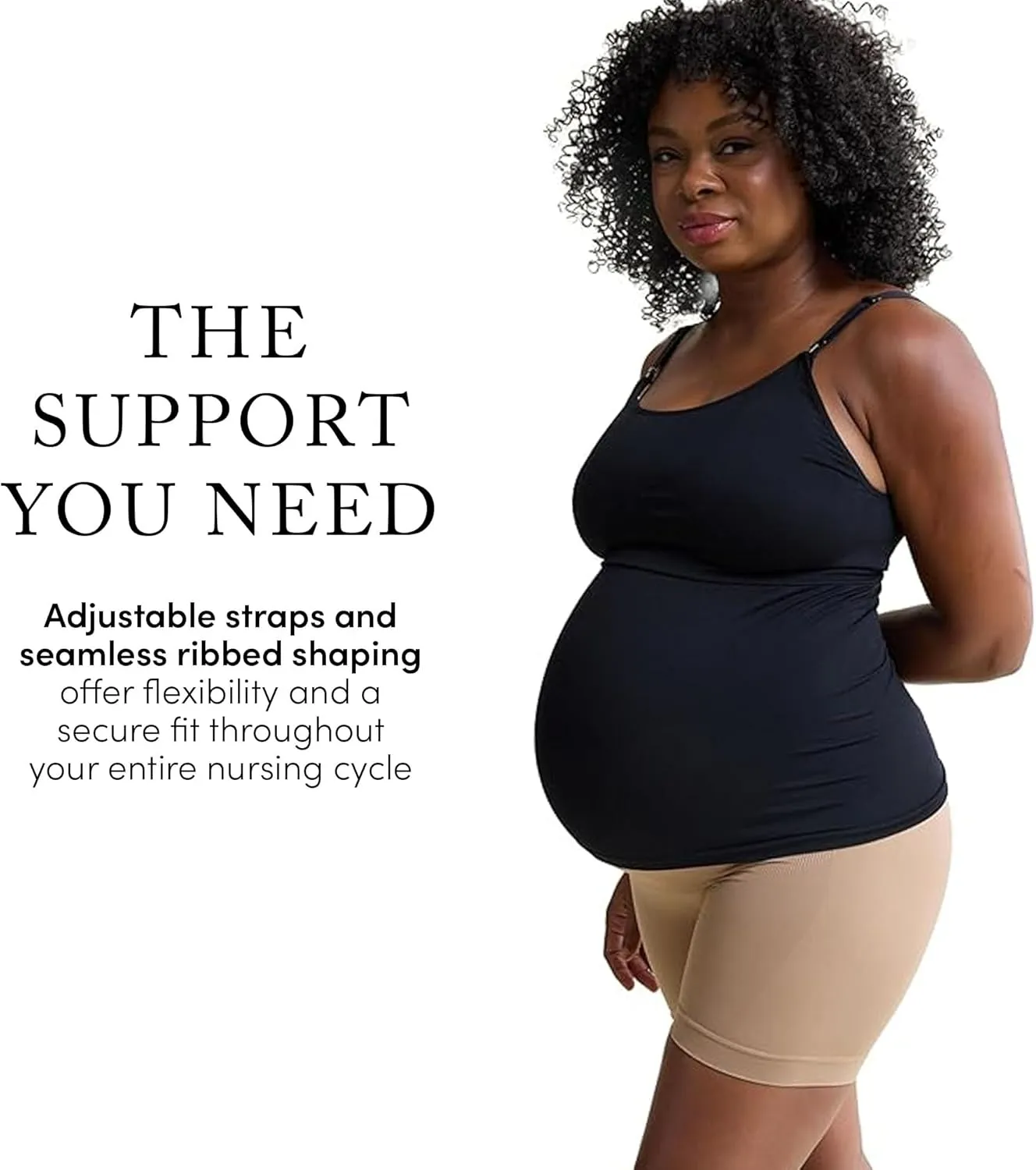 Ingrid & Isabel Basics – Postpartum Nursing & Pumping Cami – Maternity Tank Top for Breastfeeding