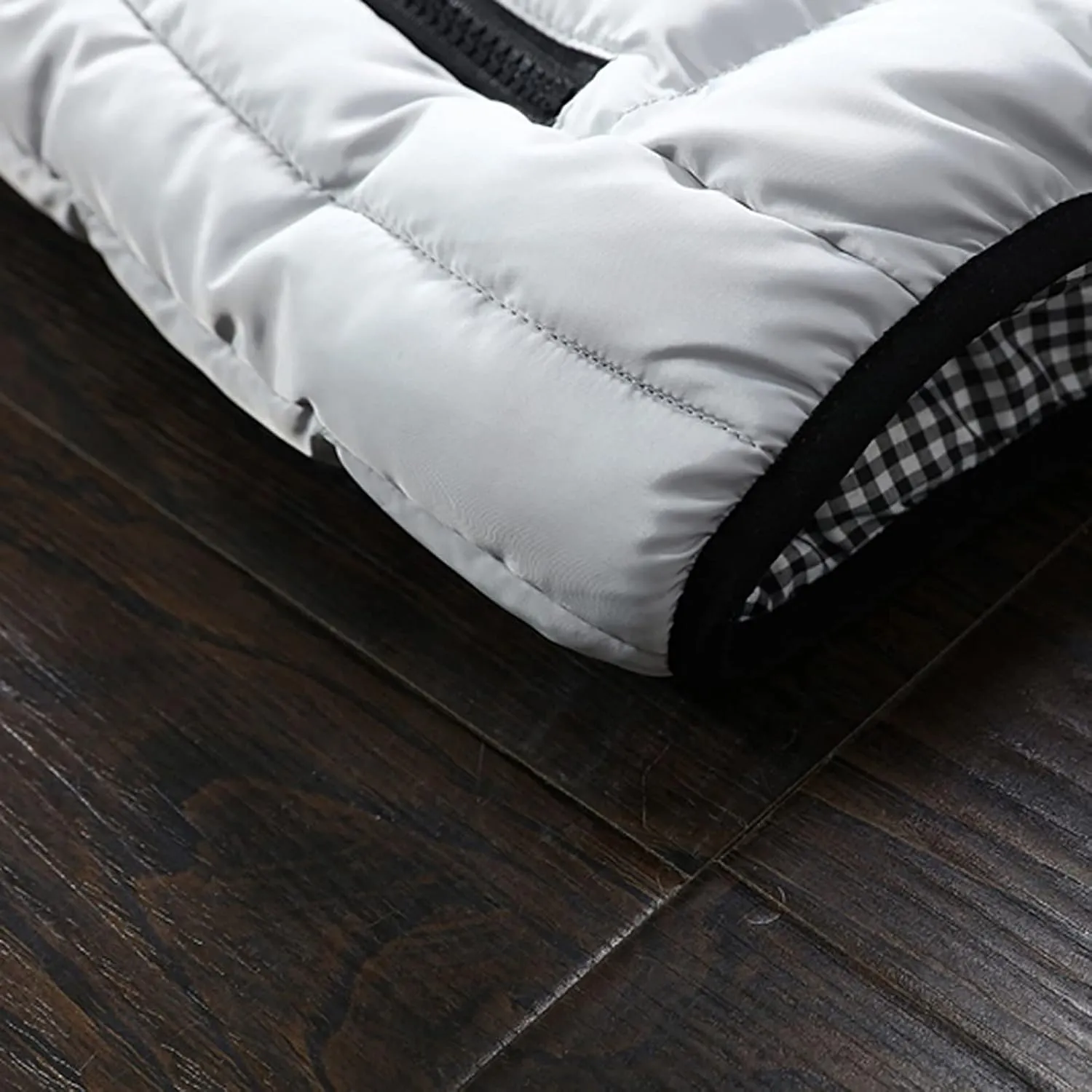 Jackets for Men Fall Winter Coats Padded Cotton Vest Warm Hooded Thick Tops Jacket Jackets