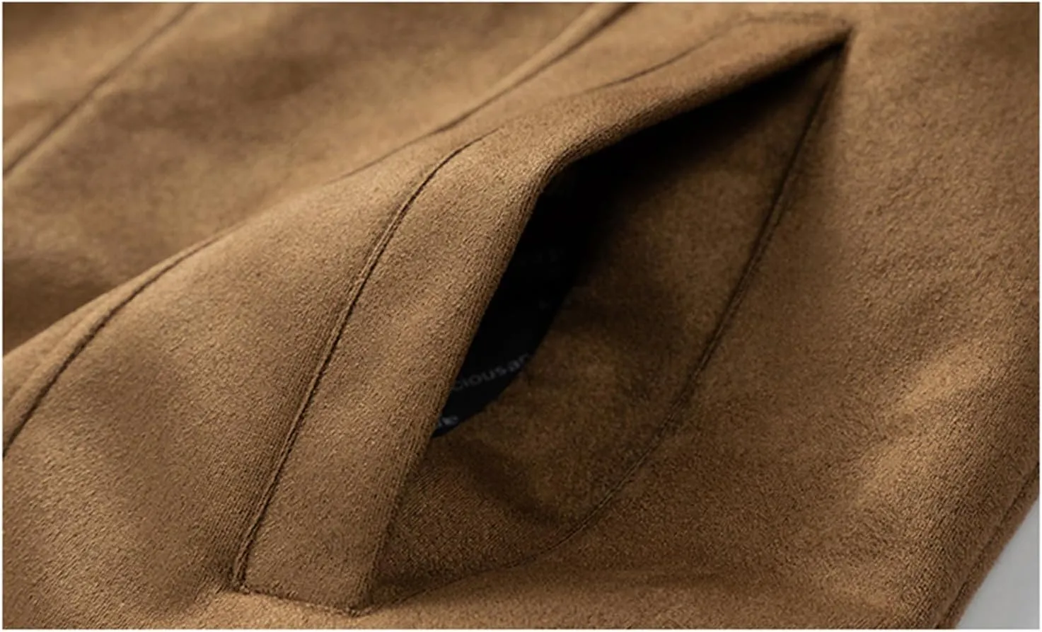 Jegsnoe Men's Suede Jackets Trucker Coats Autumn Winter Casual Vintage Streetwear Motorbike Jackets