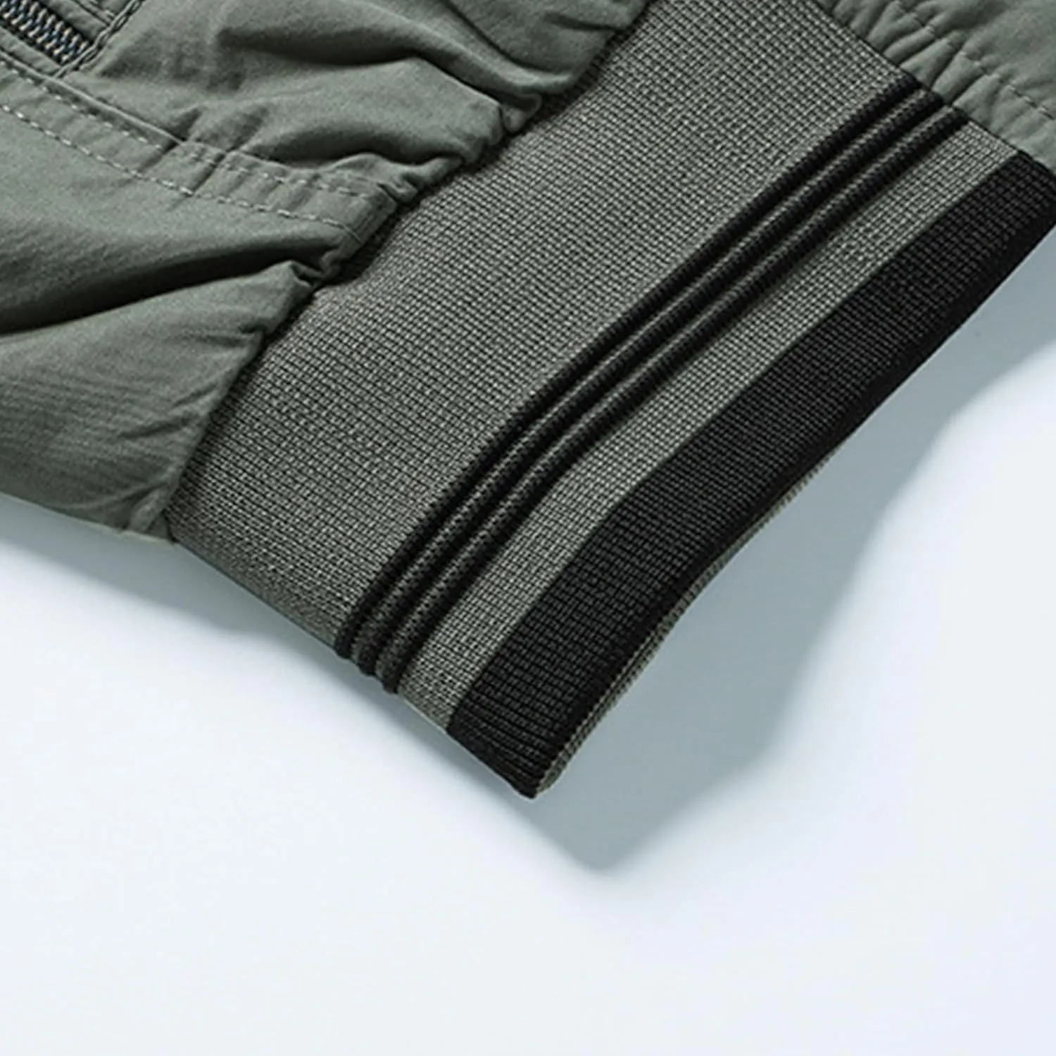 JEsilunmaMY Men's Wash Cotton Cargo Casual Jackets Zip Front Stand Collar Military Jackets Winter Bomber Jackets Windbreaker