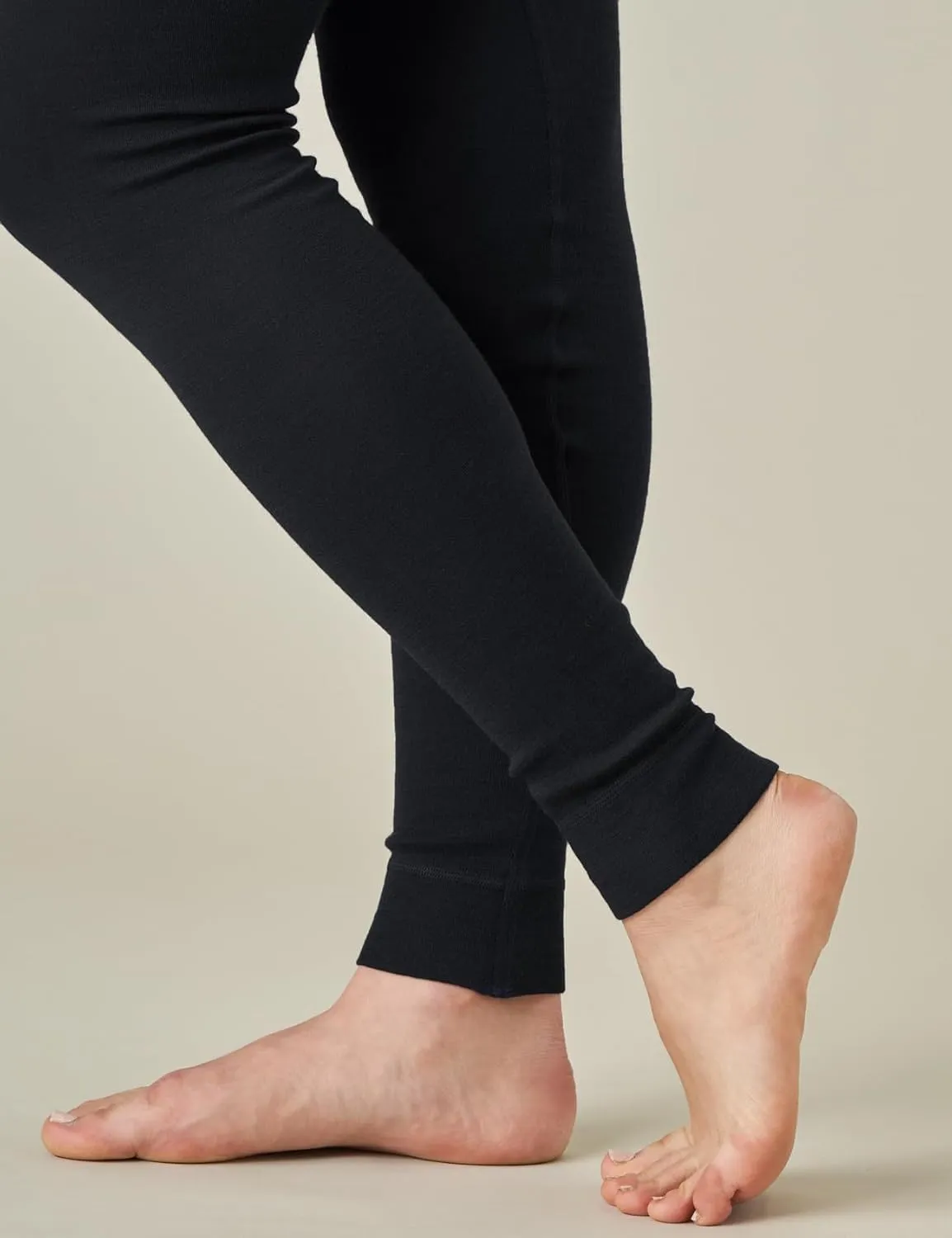 LAPASA Womens 100% Merino Wool Base Layer Midweight Activewear Thermal Underwear Long John Shirt Long Sleeve Pants L48/L49