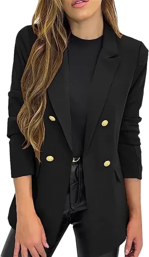 Linen Blazers for Women 2024 Causal Women Blazers Short Prtite Lightweight Coat Loose Fit Herringbone Jackets