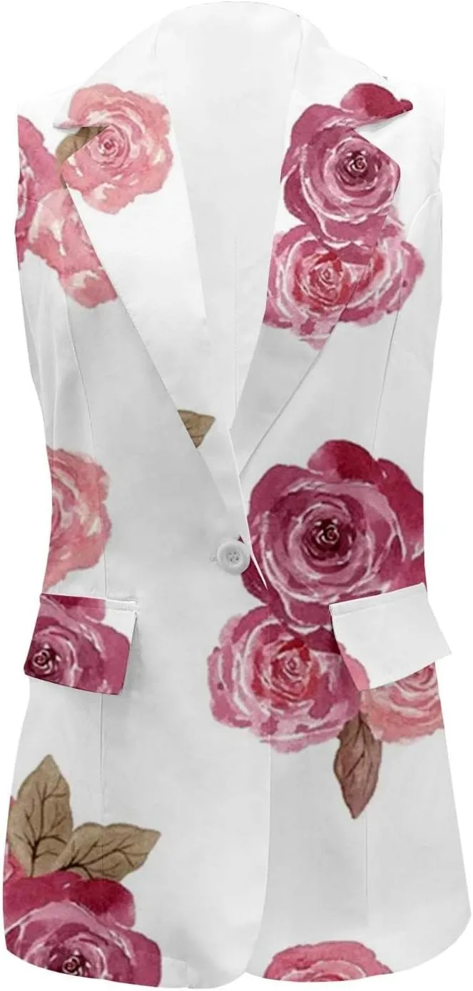 Linen Blazers for Women 2024 Work Women's Cardigan Open Front Wool Fashion Top Pluse Size With Pockets Suit