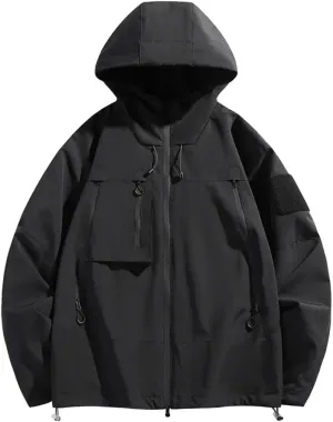 Men Women Hiking Jackets Waterproof Coat Hooded Windbreaker Camping Fishing Fitness Camping Jackets