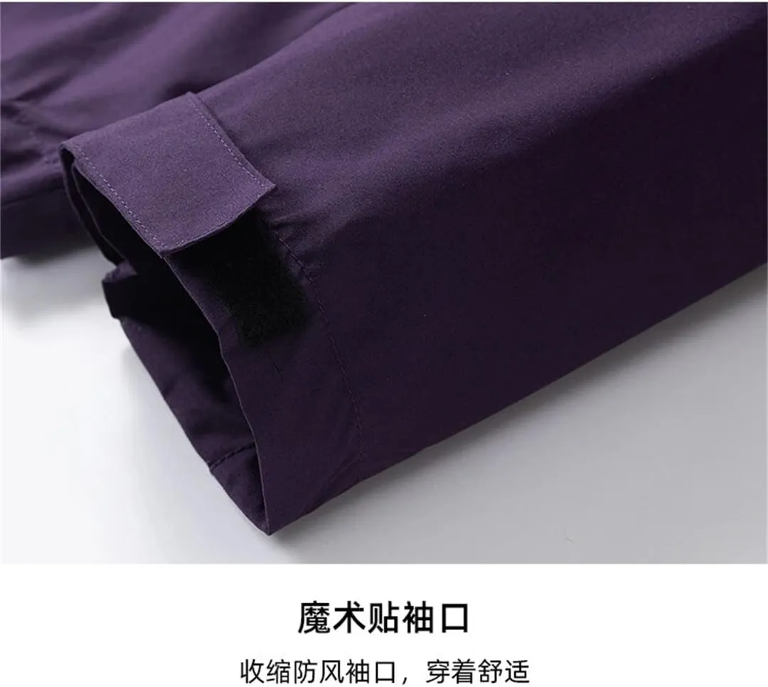 Men Women Hiking Jackets Waterproof Coat Hooded Windbreaker Camping Fishing Fitness Camping Jackets