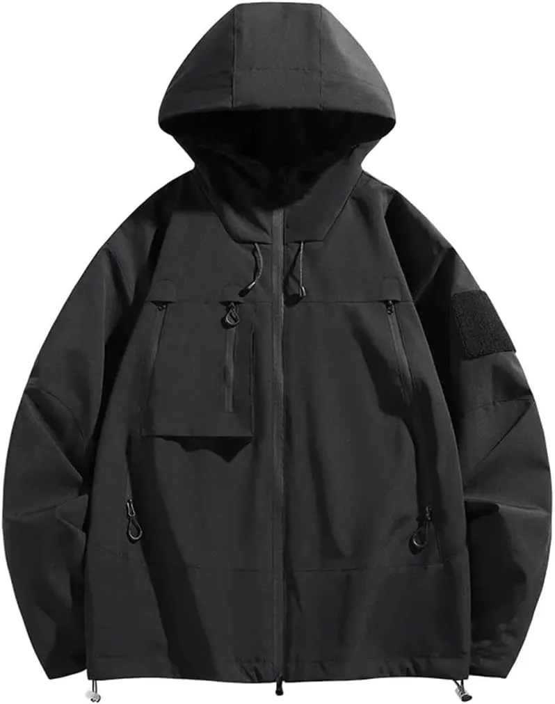 Men Women Hiking Jackets Waterproof Coat Hooded Windbreaker Camping Fishing Fitness Camping Jackets