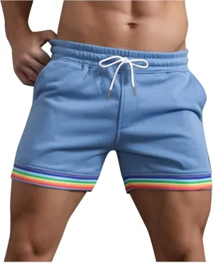 Men's Athletic Shorts Quick Dry Loose-Fit Lightweight Activewear Drawstring Running Workout Gym Shorts with Pockets