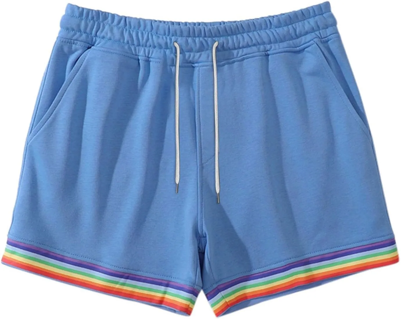 Men's Athletic Shorts Quick Dry Loose-Fit Lightweight Activewear Drawstring Running Workout Gym Shorts with Pockets