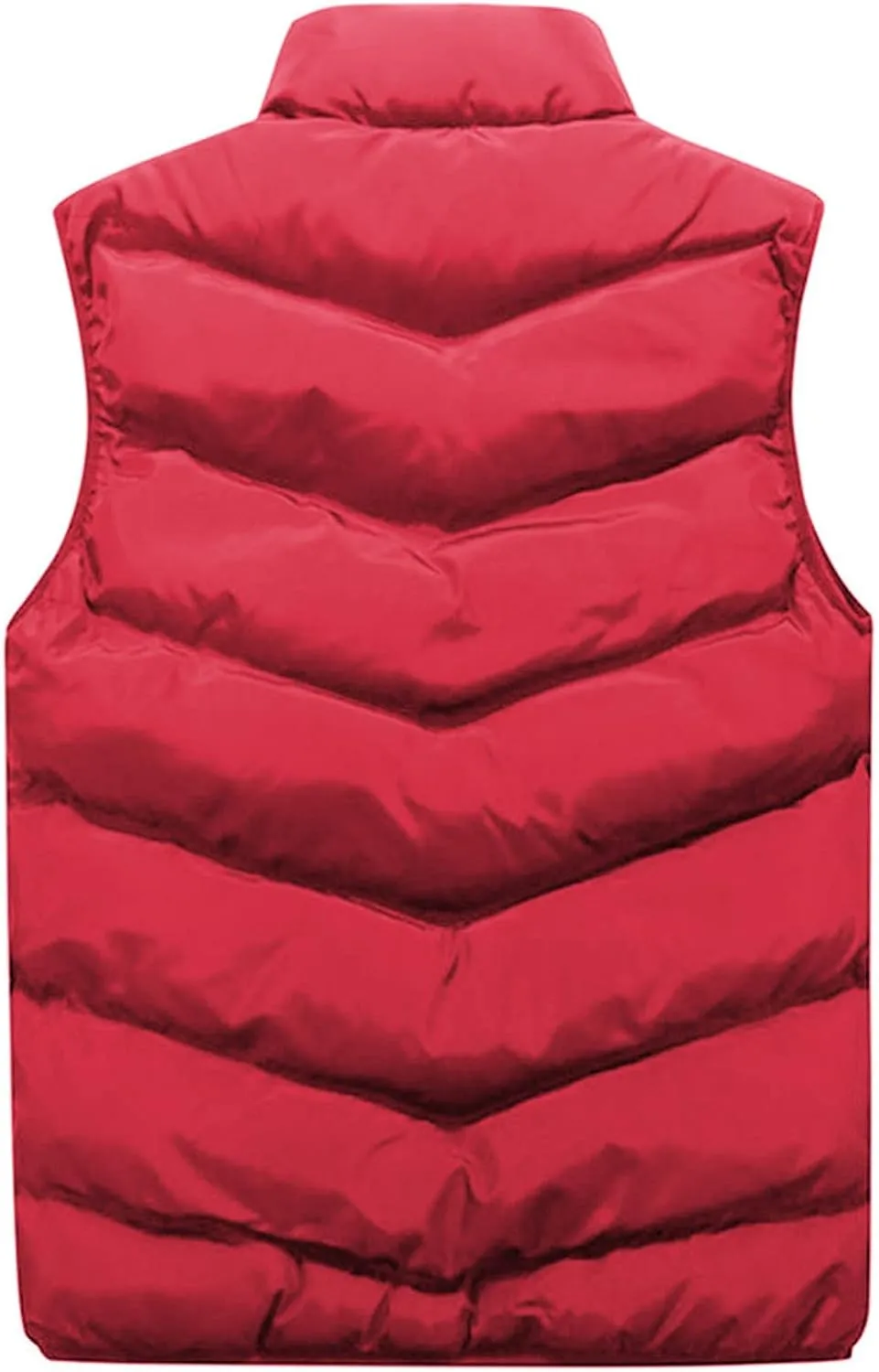 Men's Puffer Vest Casual Vest Winter Jacket With Pocket Solid Color Outdoor Vest Top Riding Skiing Fishing Puffy Vests, S-6XL