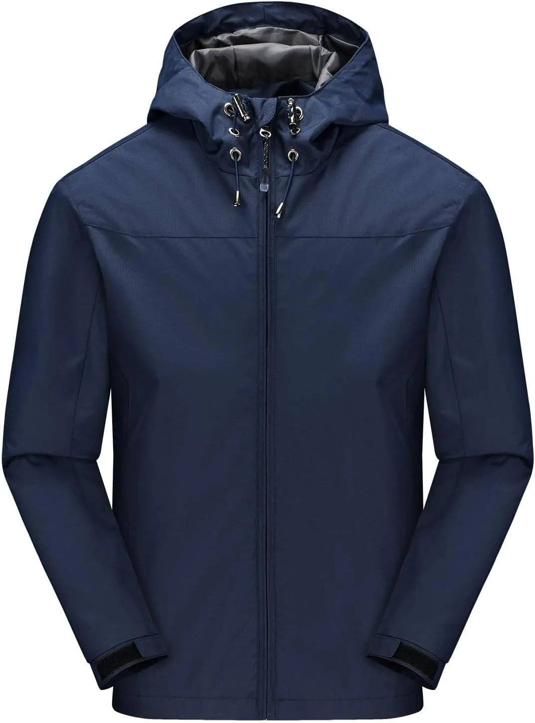 Mens Rain Jackets Waterproof with Hood Mens Windbreaker Jackets Softshell Lightweight for Hiking Fishing