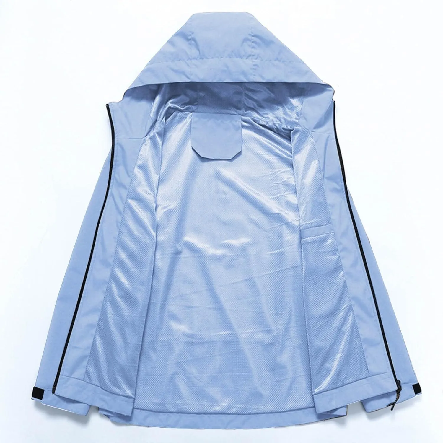Mens Rain Jackets Waterproof with Hood Softshell Mens Windbreaker Jackets Lightweight Winter Coats for Hiking