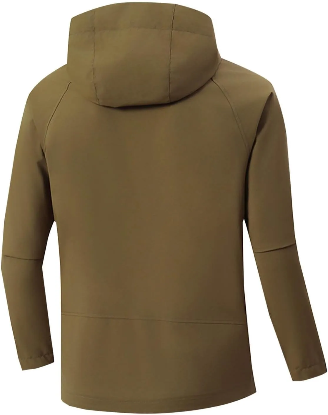 Mens Rain Jackets Waterproof with Hood Softshell Mens Windbreaker Jackets Lightweight Winter Coats for Hiking