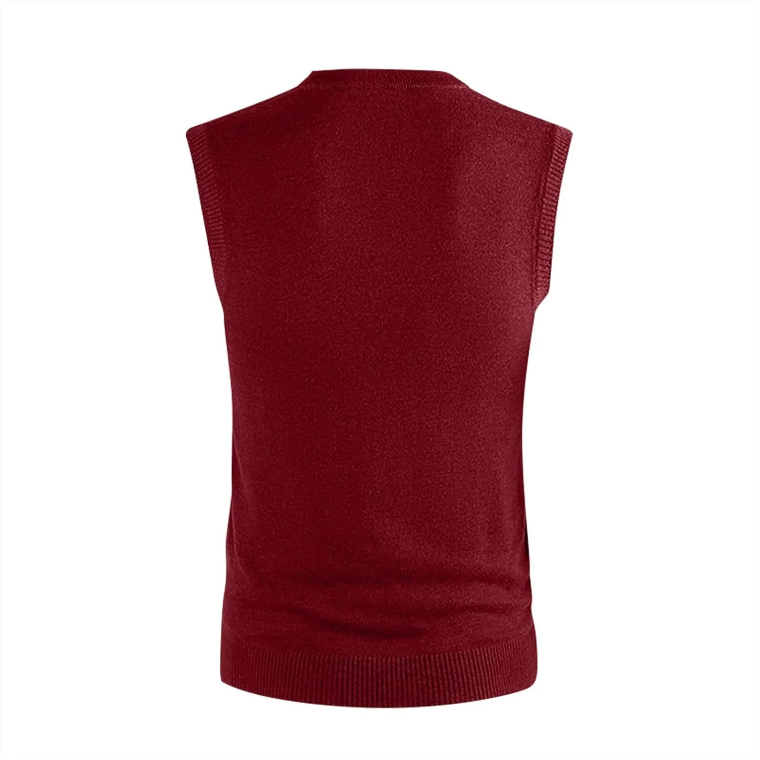 Men's Sweater Vest Classic V Neck Pullover Sweaters Sleeveless Lightweight Casual Slim Fit Knit Vests Waistcoat