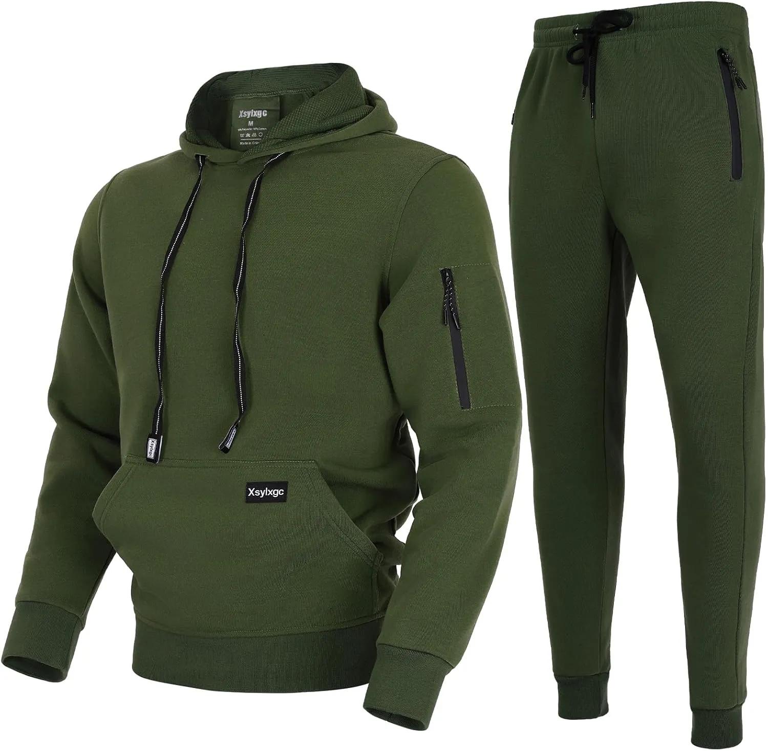 Men's Tracksuits Sweatsuits for Men Sweat Track Suits 2 Piece Sweatpants Jogging Casual Athletic Suits With Pockets