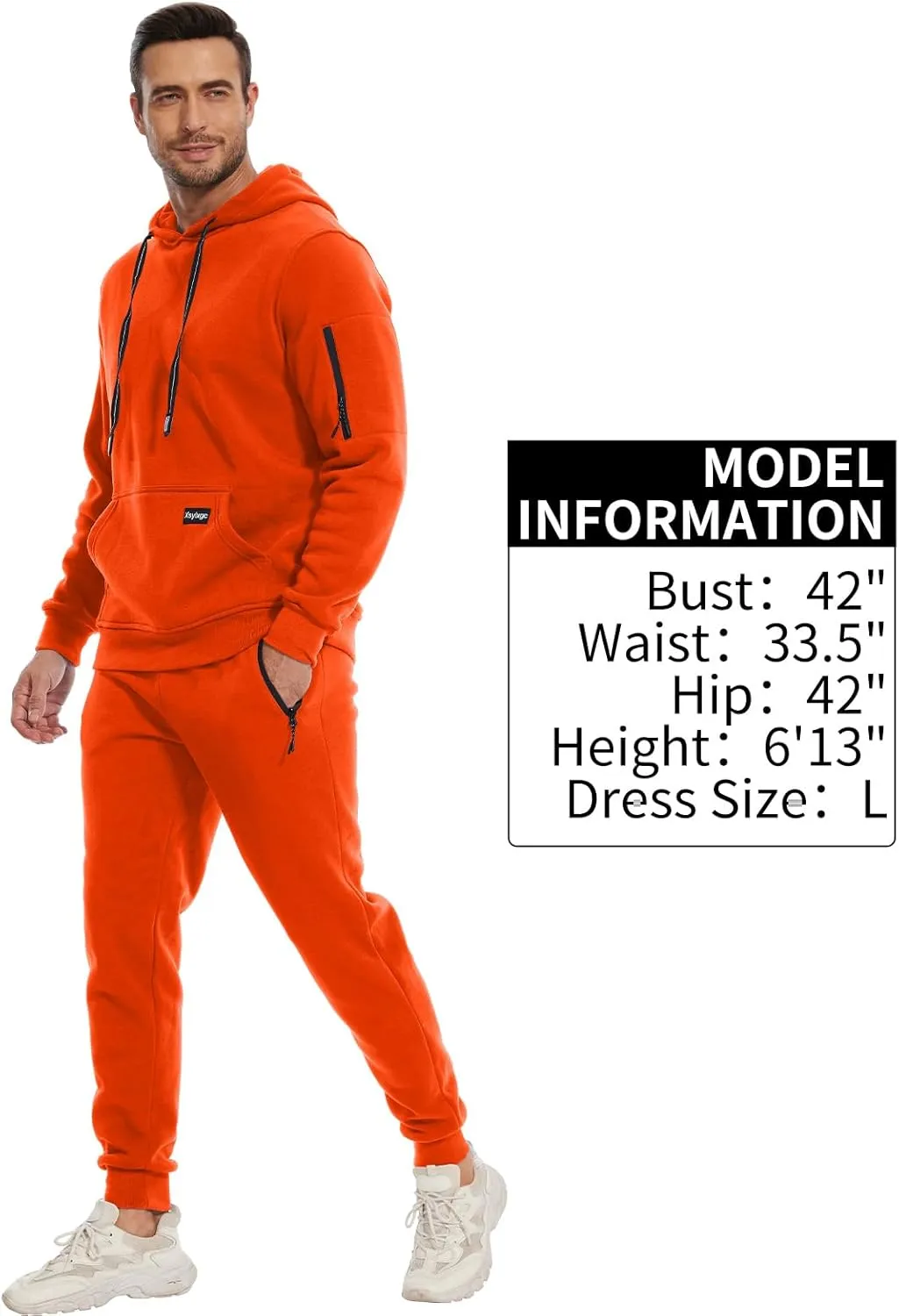 Men's Tracksuits Sweatsuits for Men Sweat Track Suits 2 Piece Sweatpants Jogging Casual Athletic Suits With Pockets