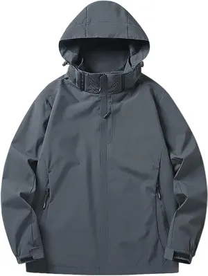 Men's Winter Coats Windproof and Waterproof Warm Winter Raincoat Fleece Lined Mountain Snow Coat 2024 New