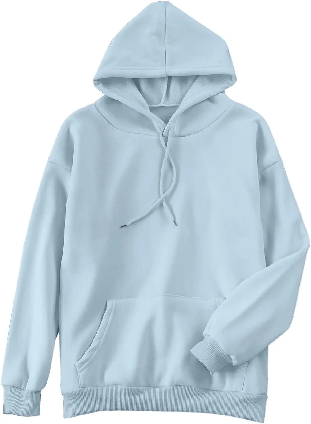 Oversized Sweatshirts for Women Loose Fit Casual Pocket Pullover Hoodies Long Sleeve String Solid Activewear Sweater