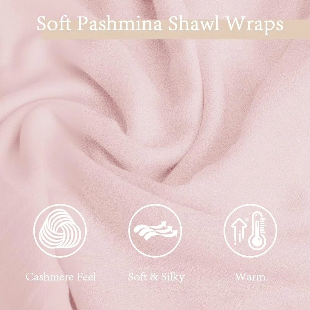 Pashmina Shawl Wraps for Women,Pashmina Shawls and Wraps for Evening Dresses,Warm Winter Scarf