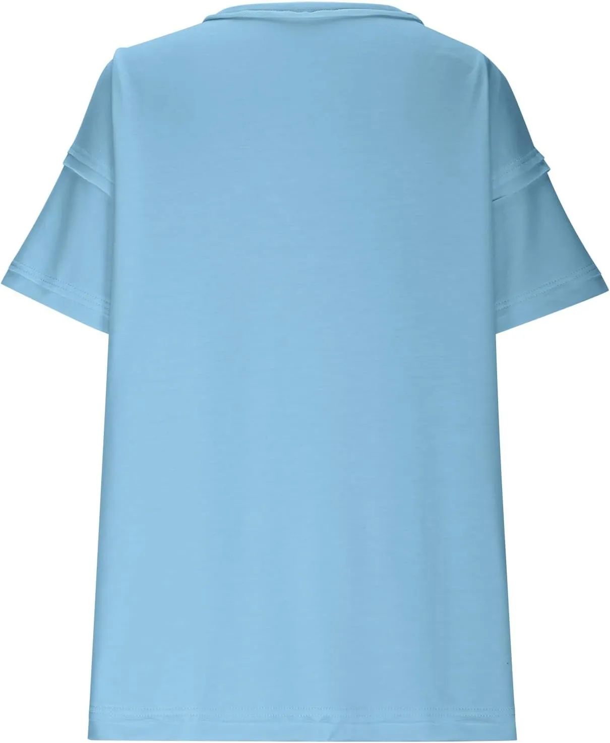 Plus Size Tops for Women Dressy Short Sleeve Split Oversized T-Shirts Casual Oversized Round Neck Tunic Shirt S-2XL