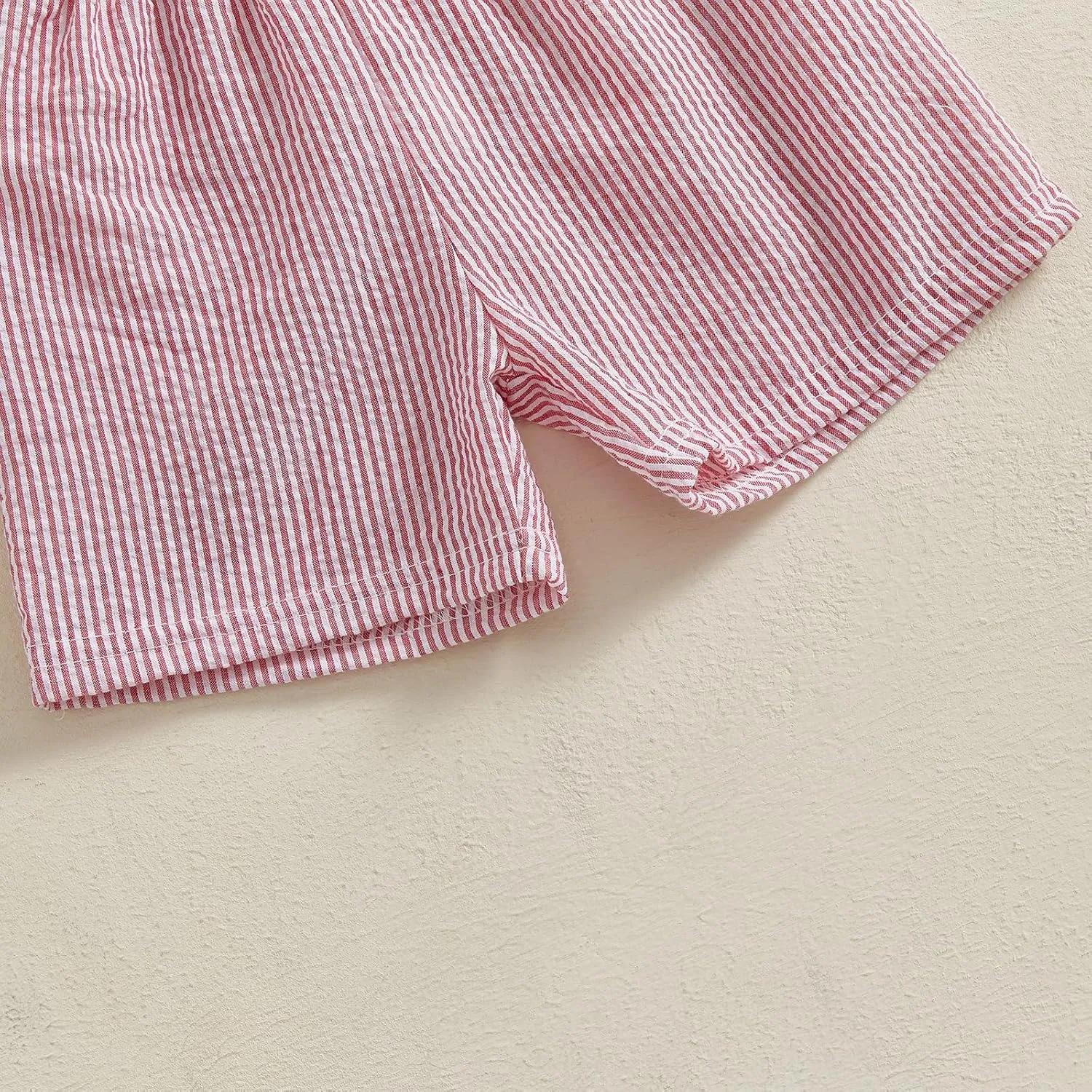 Qiylii Toddler Baby Girls Boys Summer Shorts Bubble Cotton Stripe Beach Short Pants Elastic Waist Casual Shorts