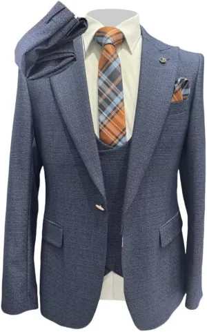 SAROULU Men's Formal Suit Slim Fit Suits for Men Party Wedding Tuxedo Suits Blazer Jacket Pants Set