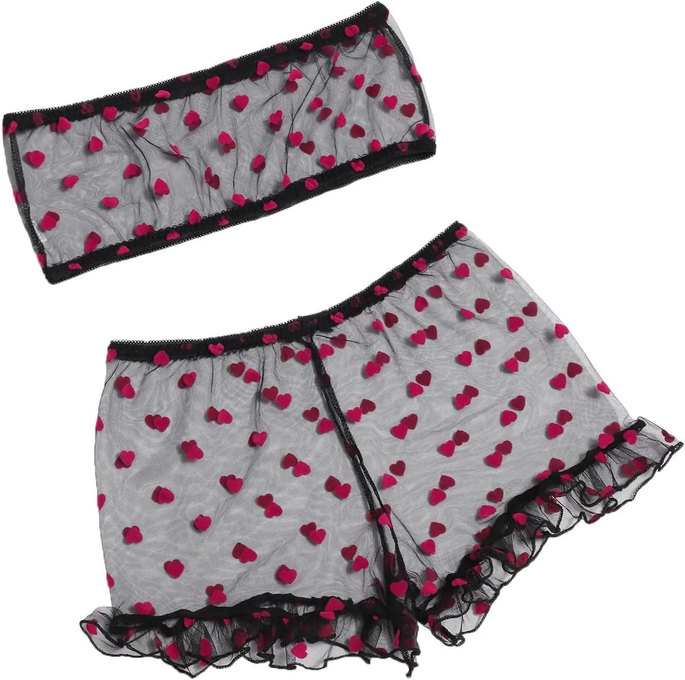 Sexy Underwear for Women Set Lace Bralette Lingerie Sets for Women Bra and High Waist Panty Set 2 Piece Outfits